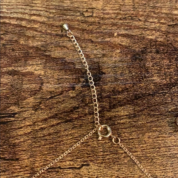 Dainty gold chain red mushroom necklace - Picture 6 of 8